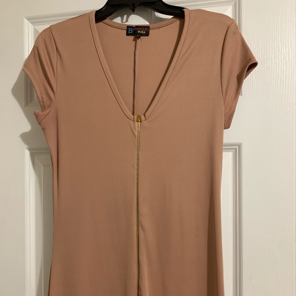 Light Pink zip up dress